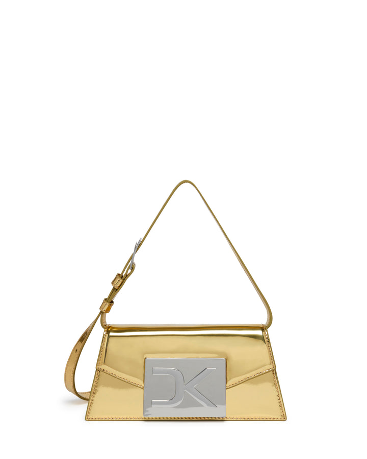 DK MINI CITY BAG IN GOLD