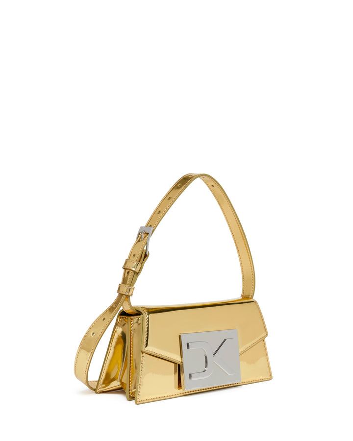DK MINI CITY BAG IN GOLD