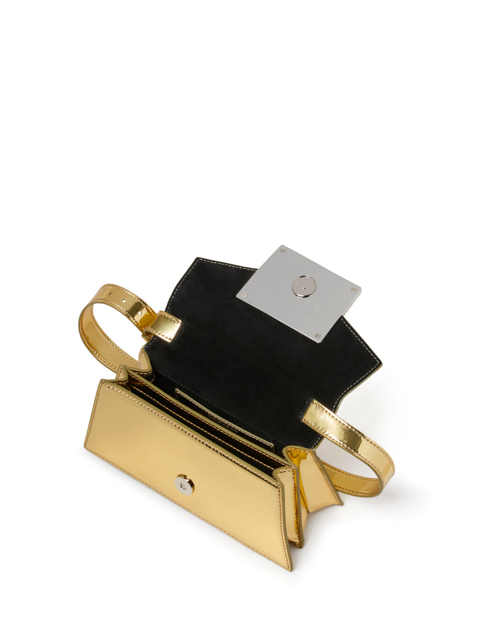 DK MINI CITY BAG IN GOLD