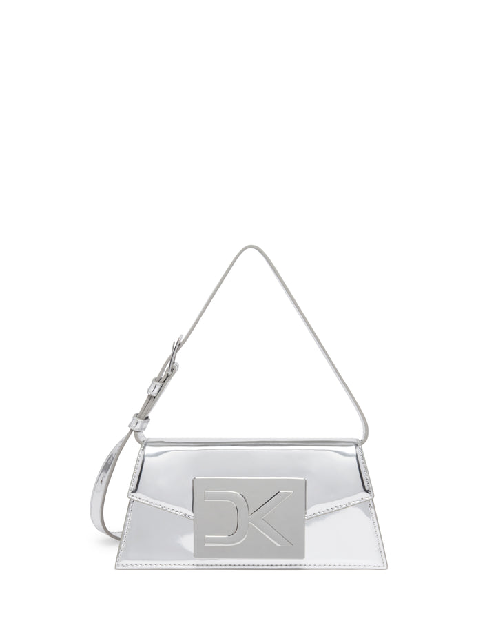DK MINI CITY BAG IN SILVER