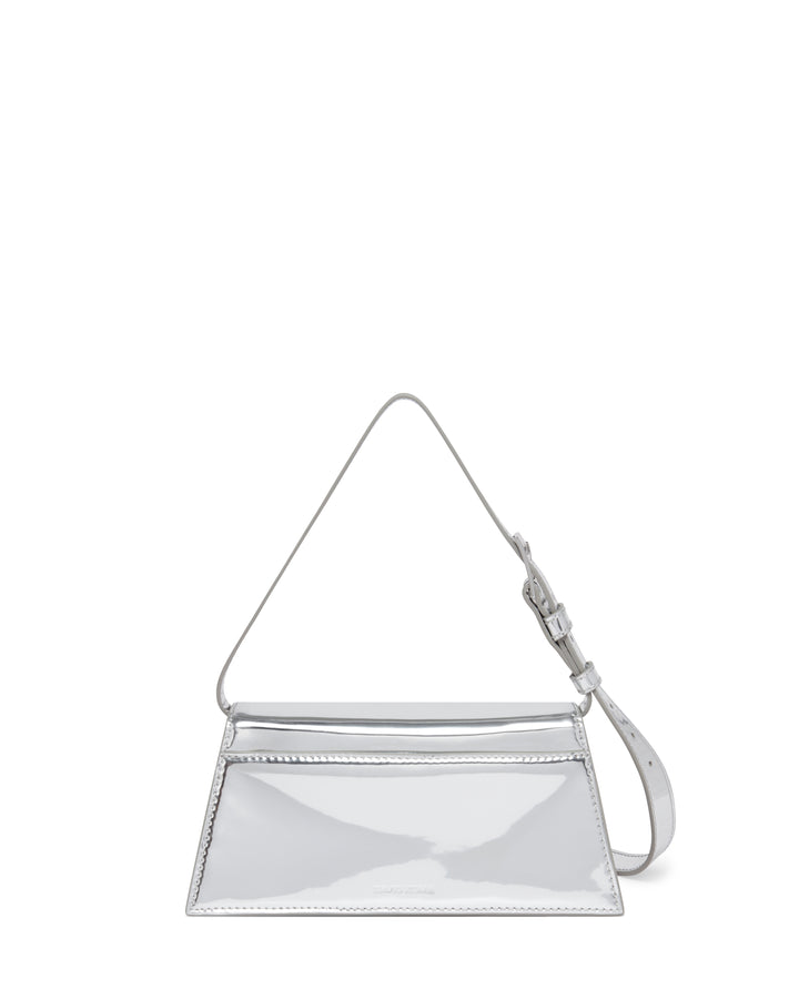 DK MINI CITY BAG IN SILVER