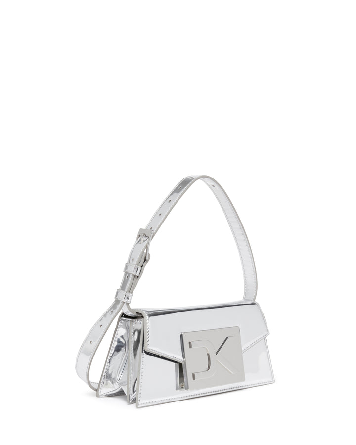 DK MINI CITY BAG IN SILVER