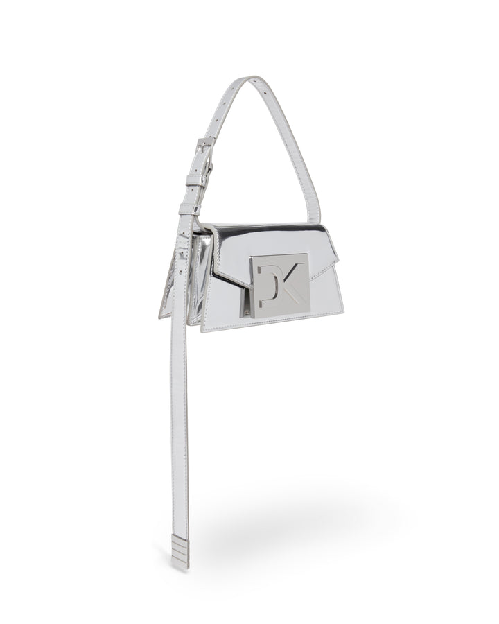 DK MINI CITY BAG IN SILVER