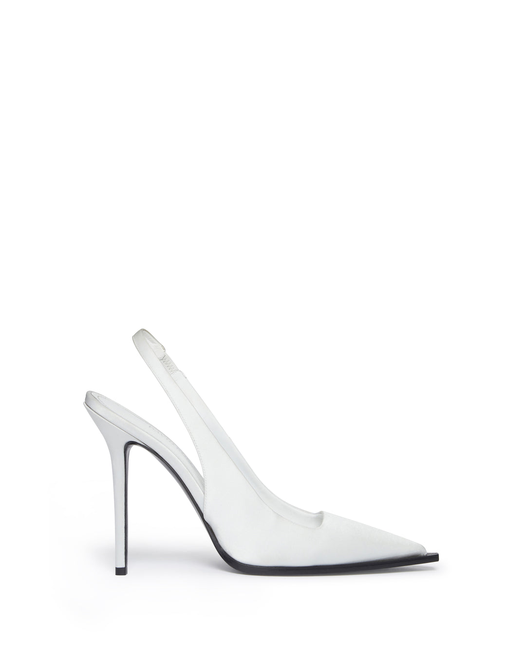 SLINGBACK PUMPS IN WHITE