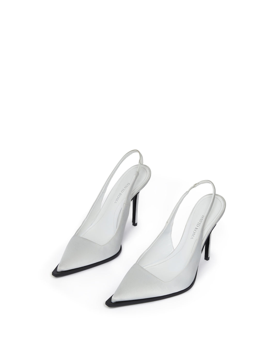 SLINGBACK PUMPS IN WHITE