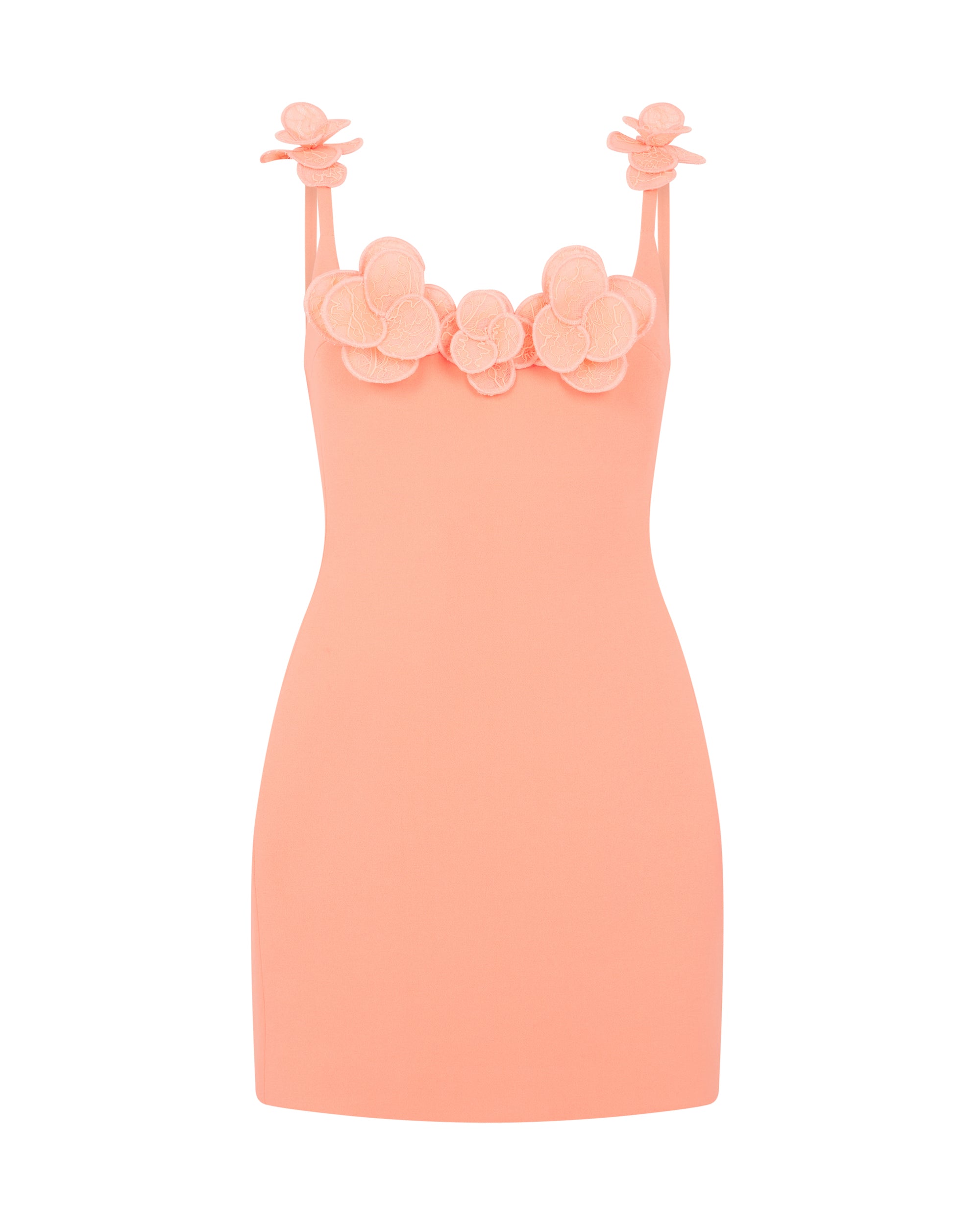 3D LACE FLOWER MINI DRESS – David Koma