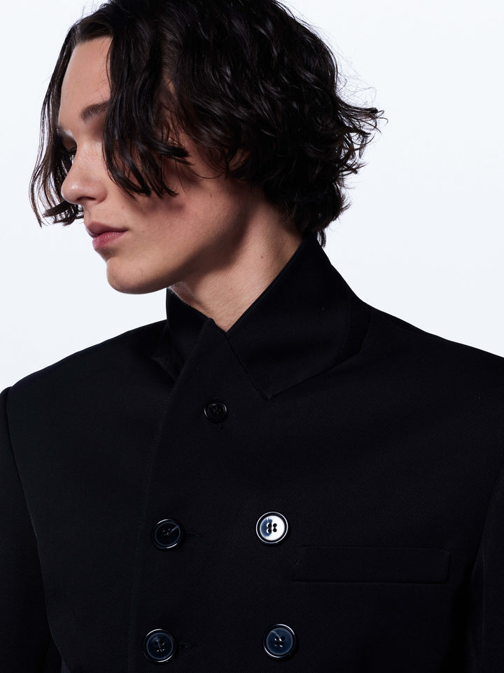 DOUBLE BREASTED TAILORED CHORE JACKET