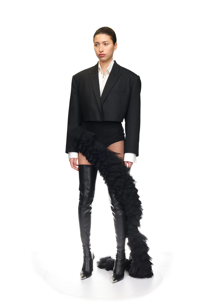 OVERSIZED CROPPED JACKET