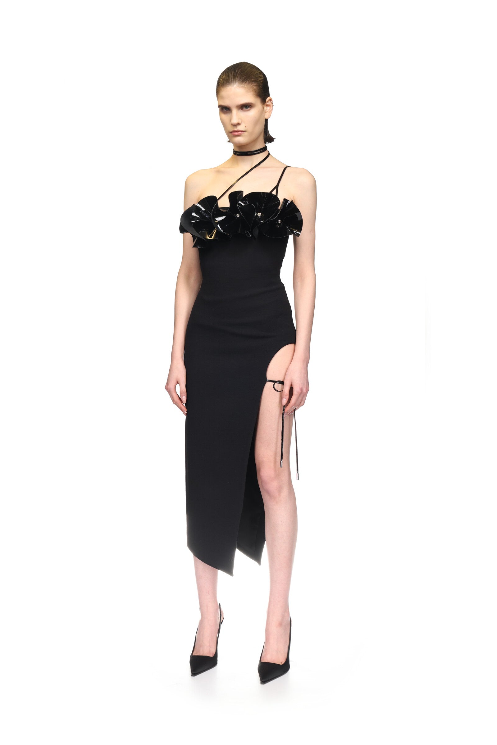 【DAVID KOMA】BLACK WAIST-MARK peplum BELT DAVID KOMA】BLACK WAIST-MARK peplum BELT David Koma Peplum