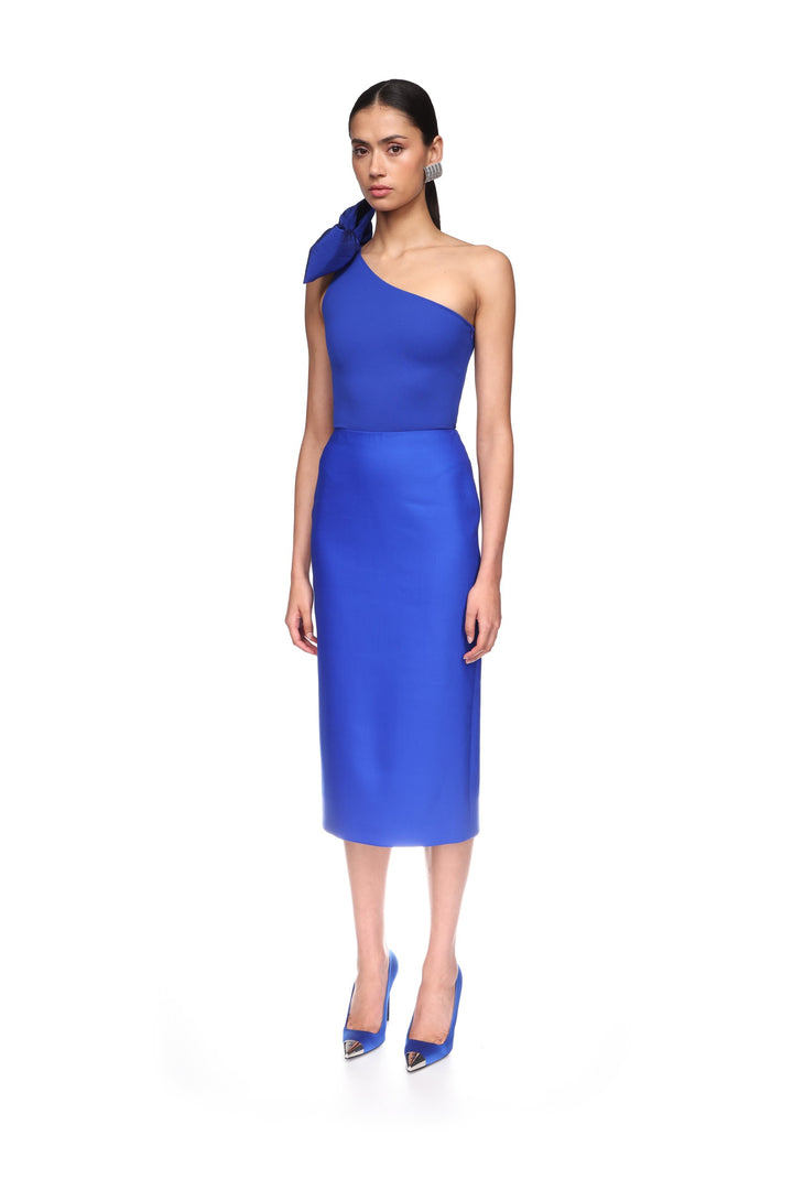TAILORING WOOL PENCIL MIDI SKIRT