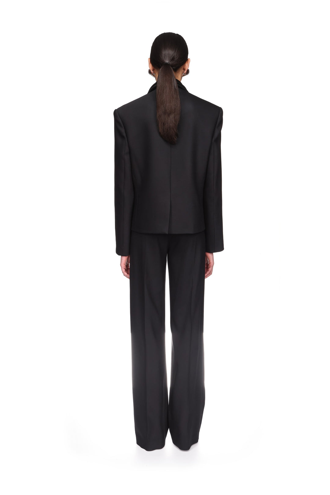 ADJUSTABLE WAIST TUXEDO TROUSERS