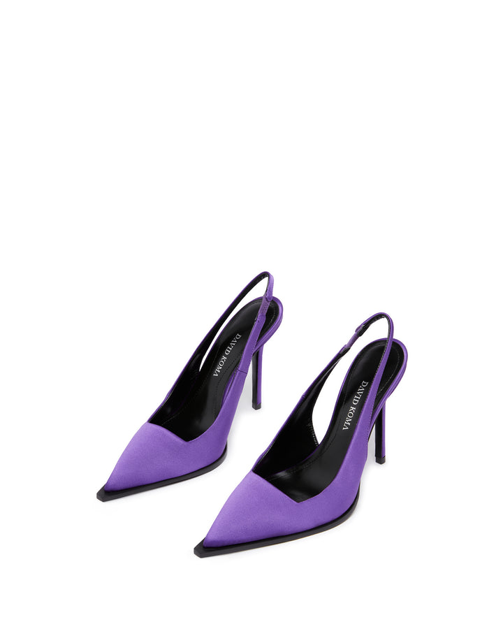 SLINGBACK PUMPS IN PURPLE
