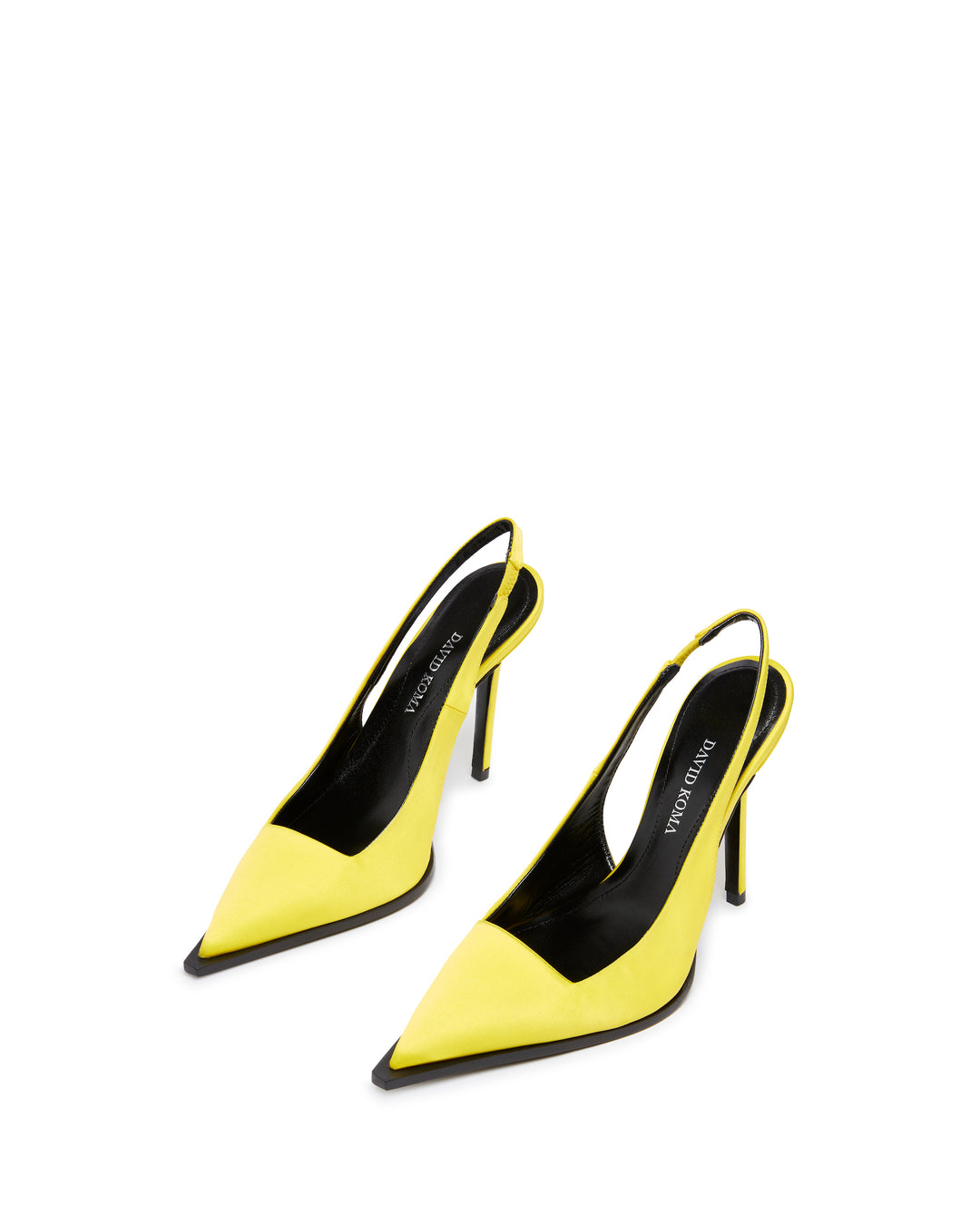 SLINGBACK PUMPS IN YELLOW