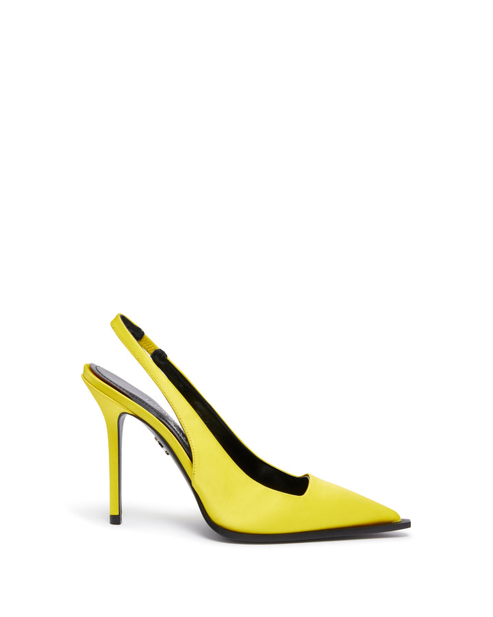 SLINGBACK PUMPS IN YELLOW
