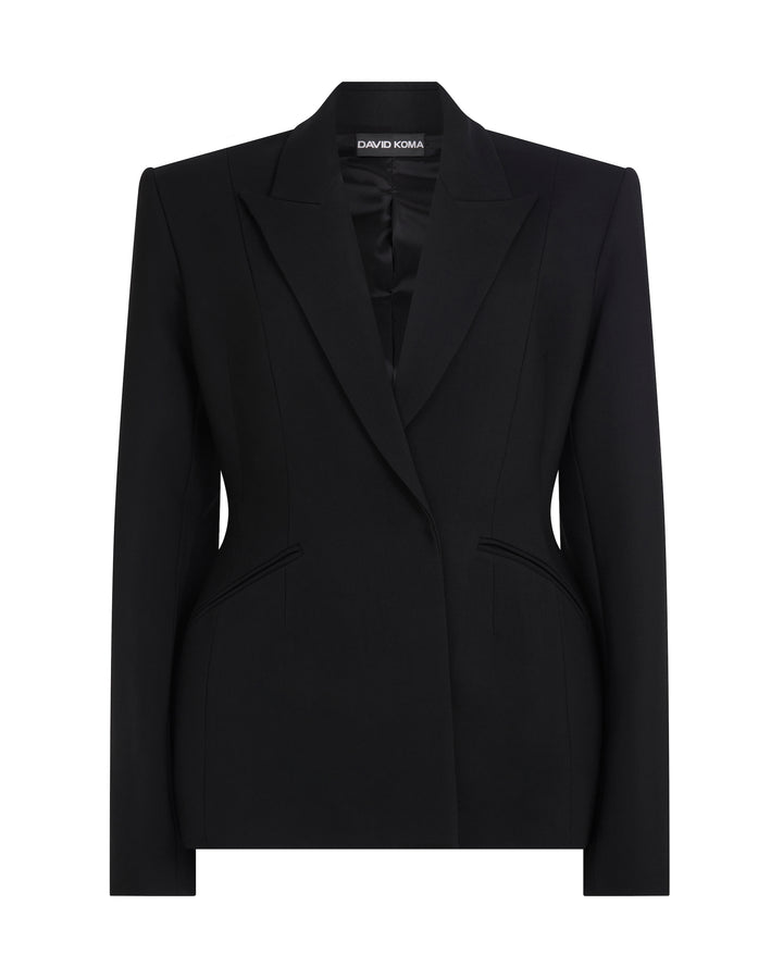 HOURGLASS WAIST TAILORED JACKET