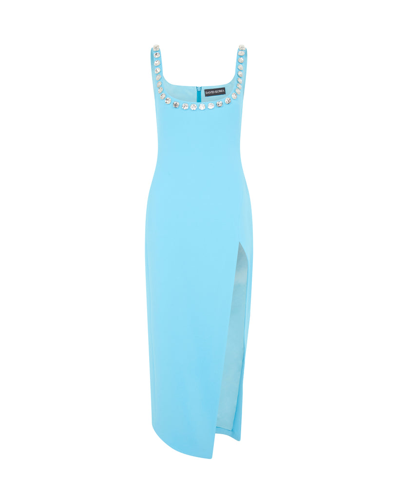 オールインワン・サロペット David Koma Rectangle Crystal Embroidery Detail Midi Dress RECTANGLE CRYSTAL EMBROIDERY DETAIL MIDI DRESS – David Koma