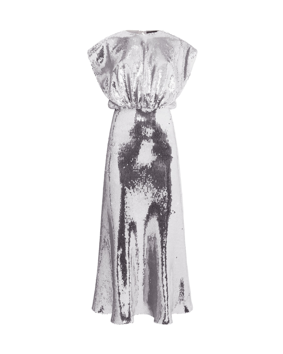 blouson sequin dress Rose Pink Sequin Plunge Keyhole Blouson Mini Dress