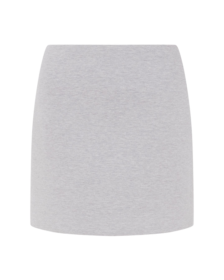 BONDED JERSEY MINI SKIRT