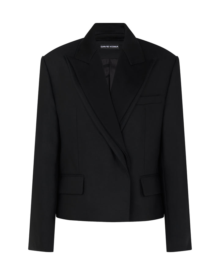 DOUBLE BREASTED TUXEDO JACKET