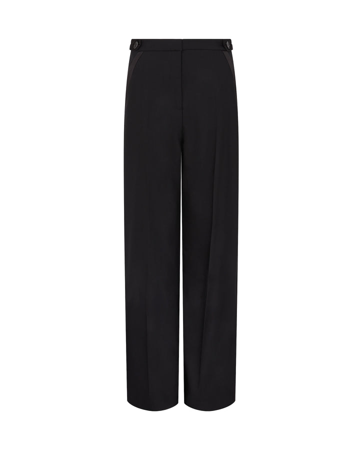 ADJUSTABLE WAIST TUXEDO TROUSERS