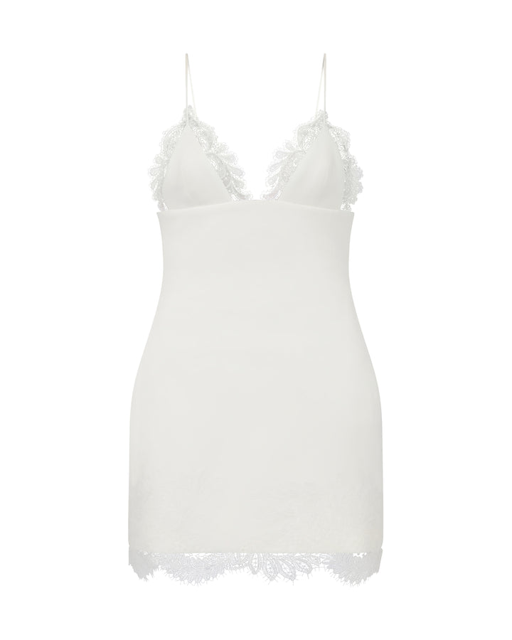 LACE TRIM CAMI MINI DRESS