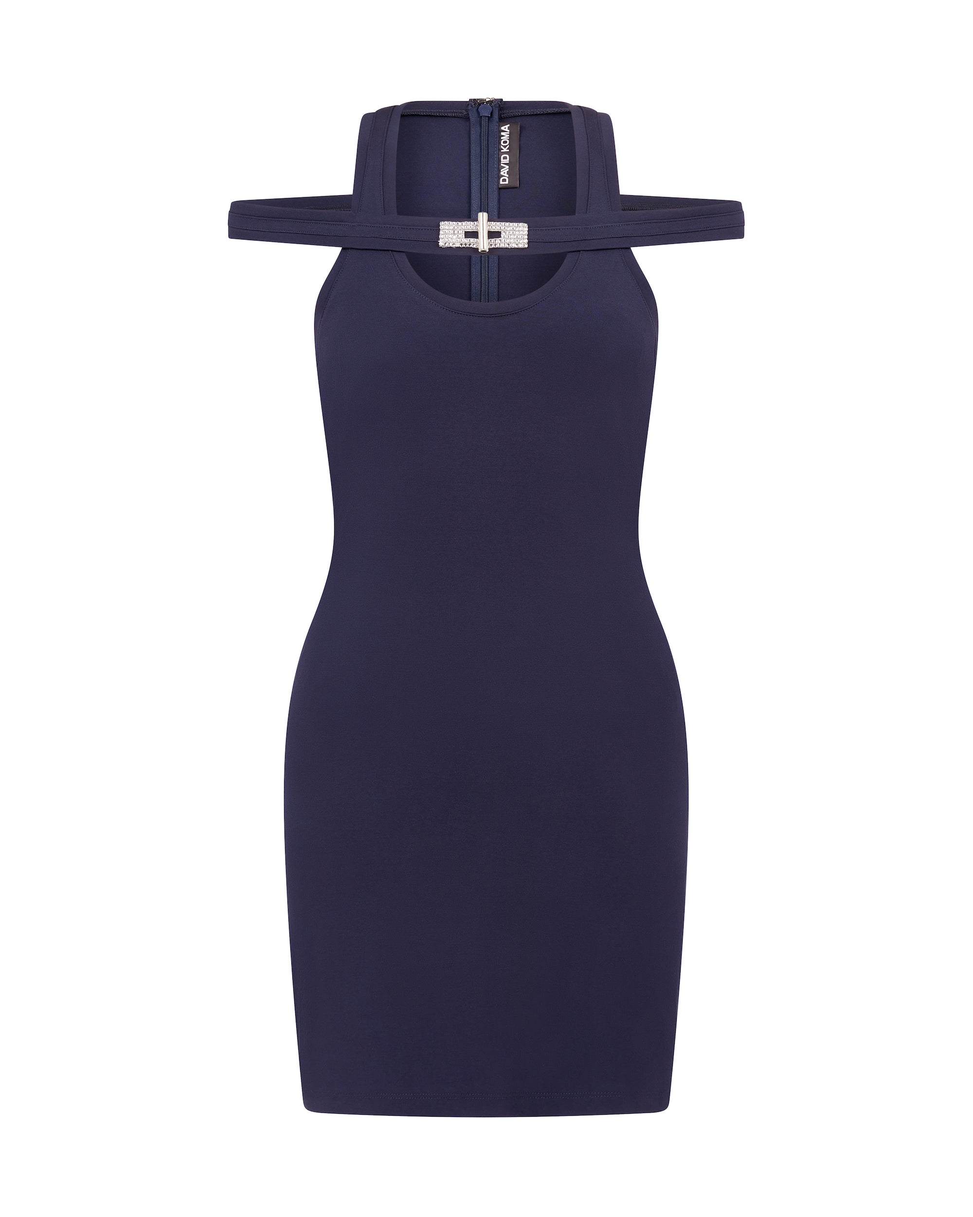 オールインワン・サロペット David Koma Pleated Evening Dress With U-Neck And Racerback David Koma Pleated Evening Dress With U-neck And Racerback
