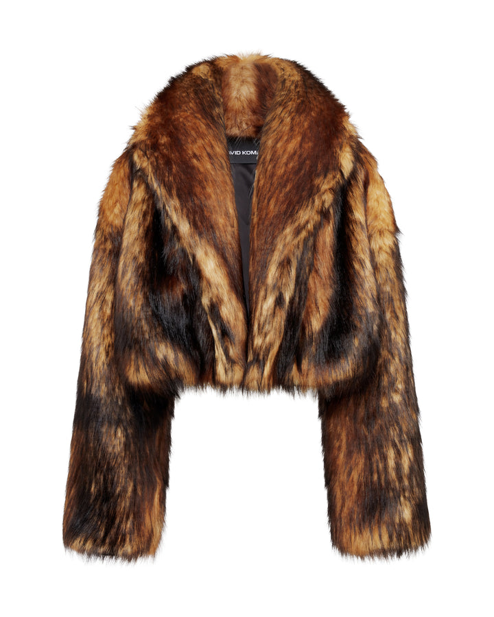 FAUX-FUR OVERSIZED JACKET