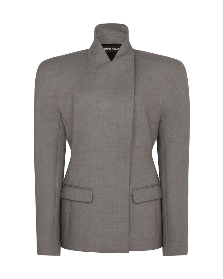 STRUCTURED SLEEVE TAILORED JACKET