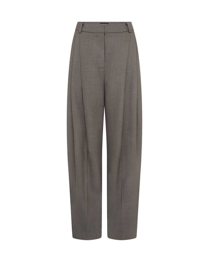 DOUBLE PLEATED TAILORED TROUSERS