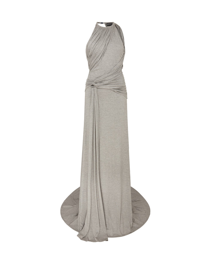 GATHERED JERSEY GOWN