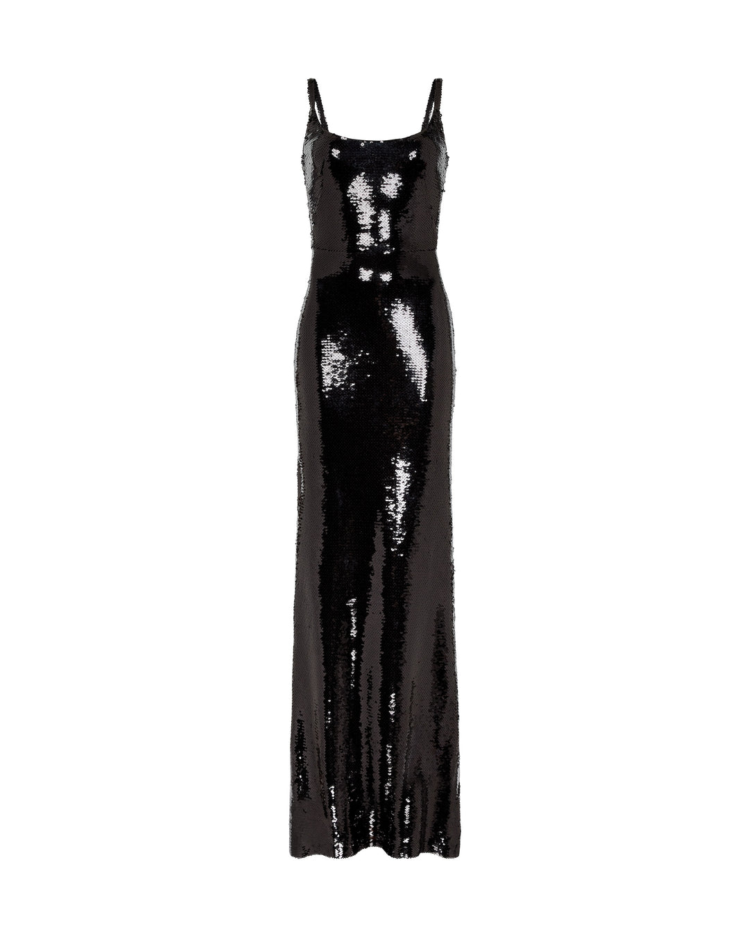 FITTED SEQUIN GOWN