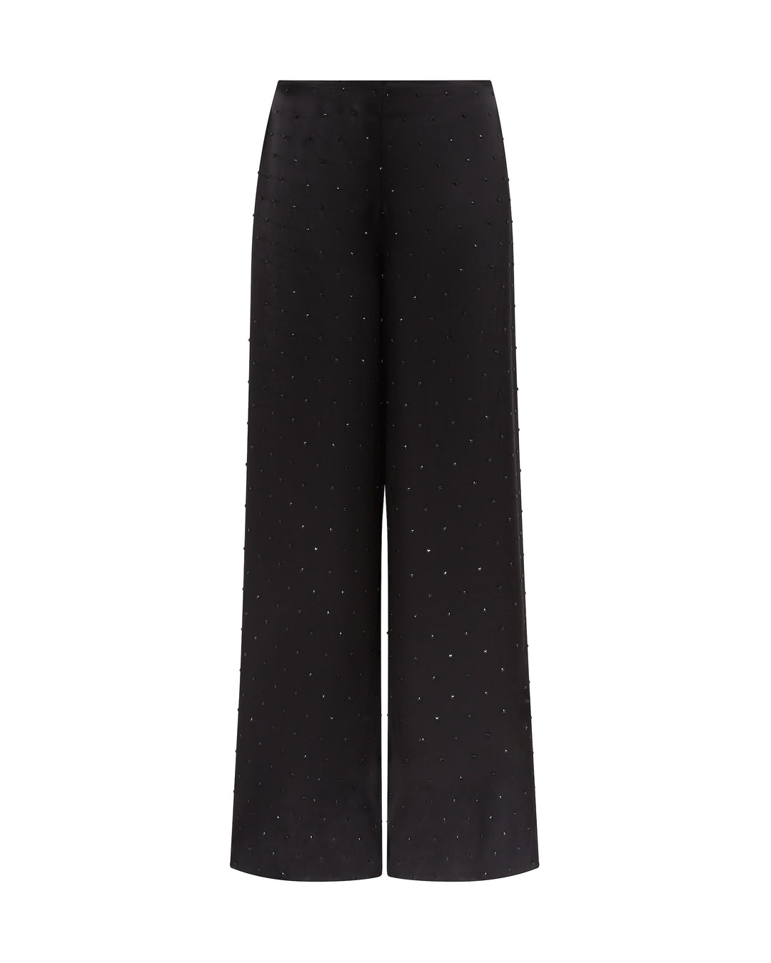 STAR RHINESTONE WIDE LEG TROUSERS