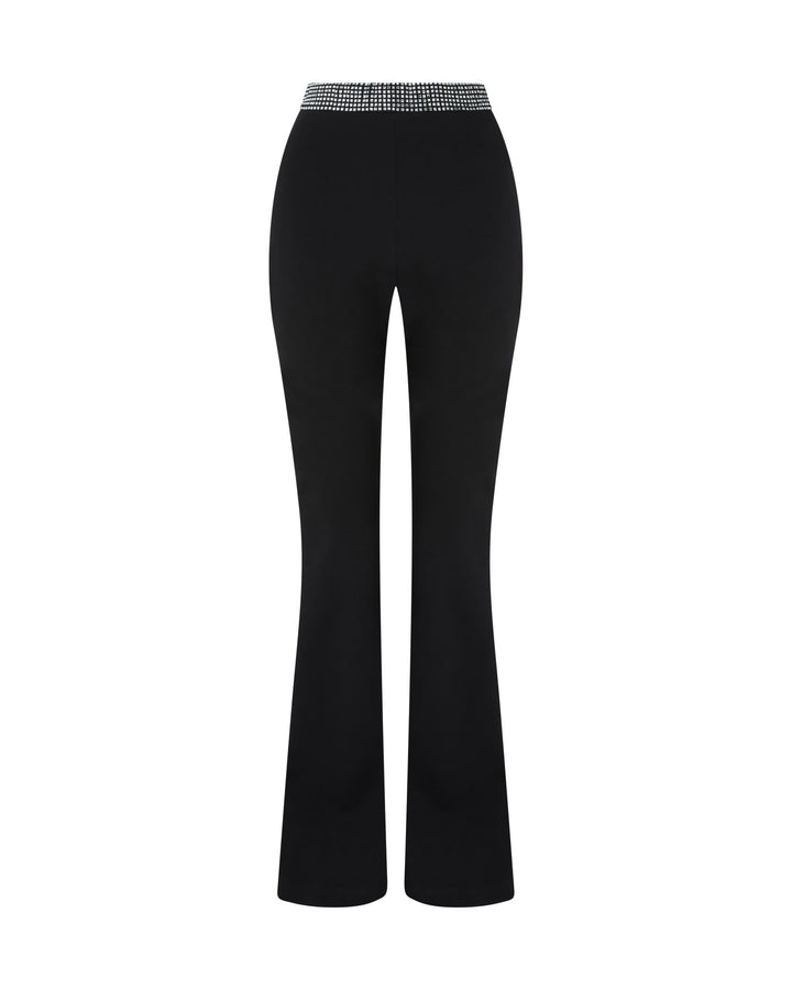 CRYSTAL HOTFIX WAIST TROUSERS