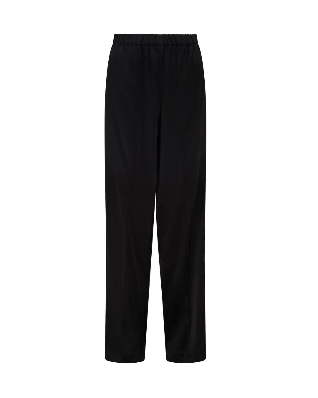 ELASTIC WAISTBAND SATIN TROUSERS