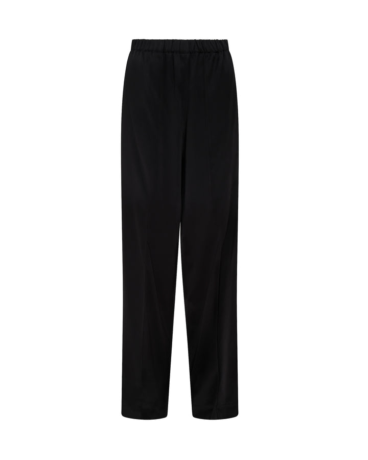 ELASTIC WAISTBAND SATIN TROUSERS