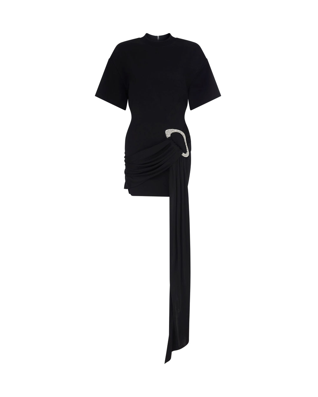 david koma crystal mini dress CRYSTAL EMBROIDERED CROSS STRAP MINI DRESS David Koma