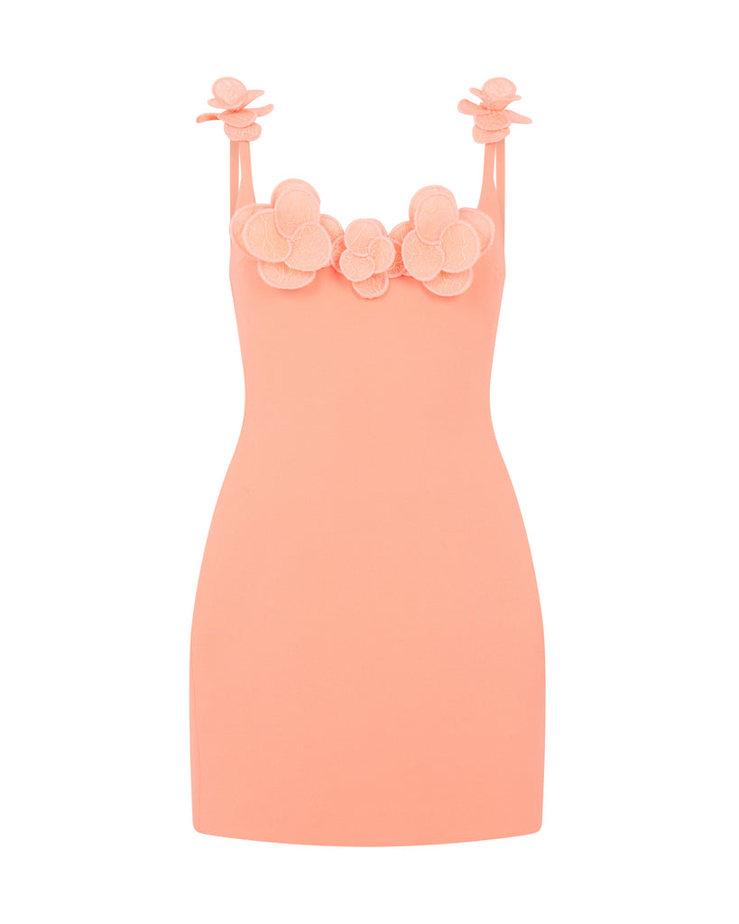 3D LACE FLOWER MINI DRESS – David Koma