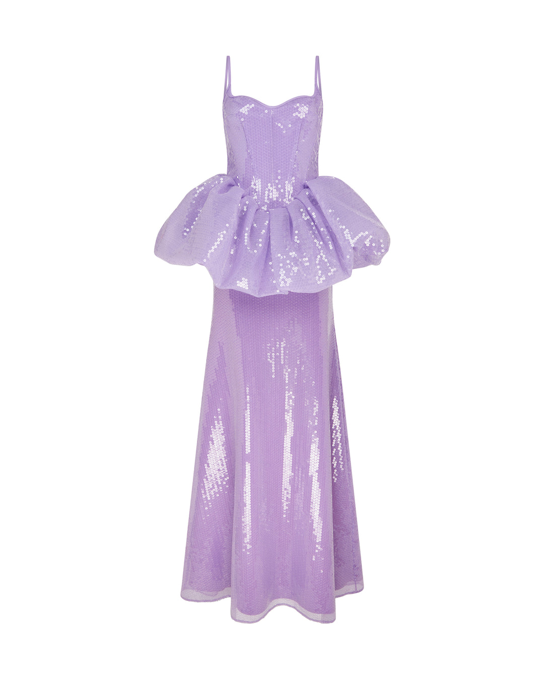 PEPLUM DETAIL SEQUIN GOWN David Koma PEPLUM DETAIL SEQUIN GOWN David Koma