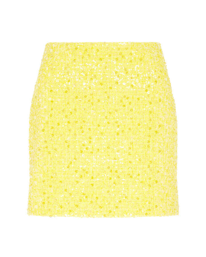 SEQUIN BOUCLE MINI SKIRT