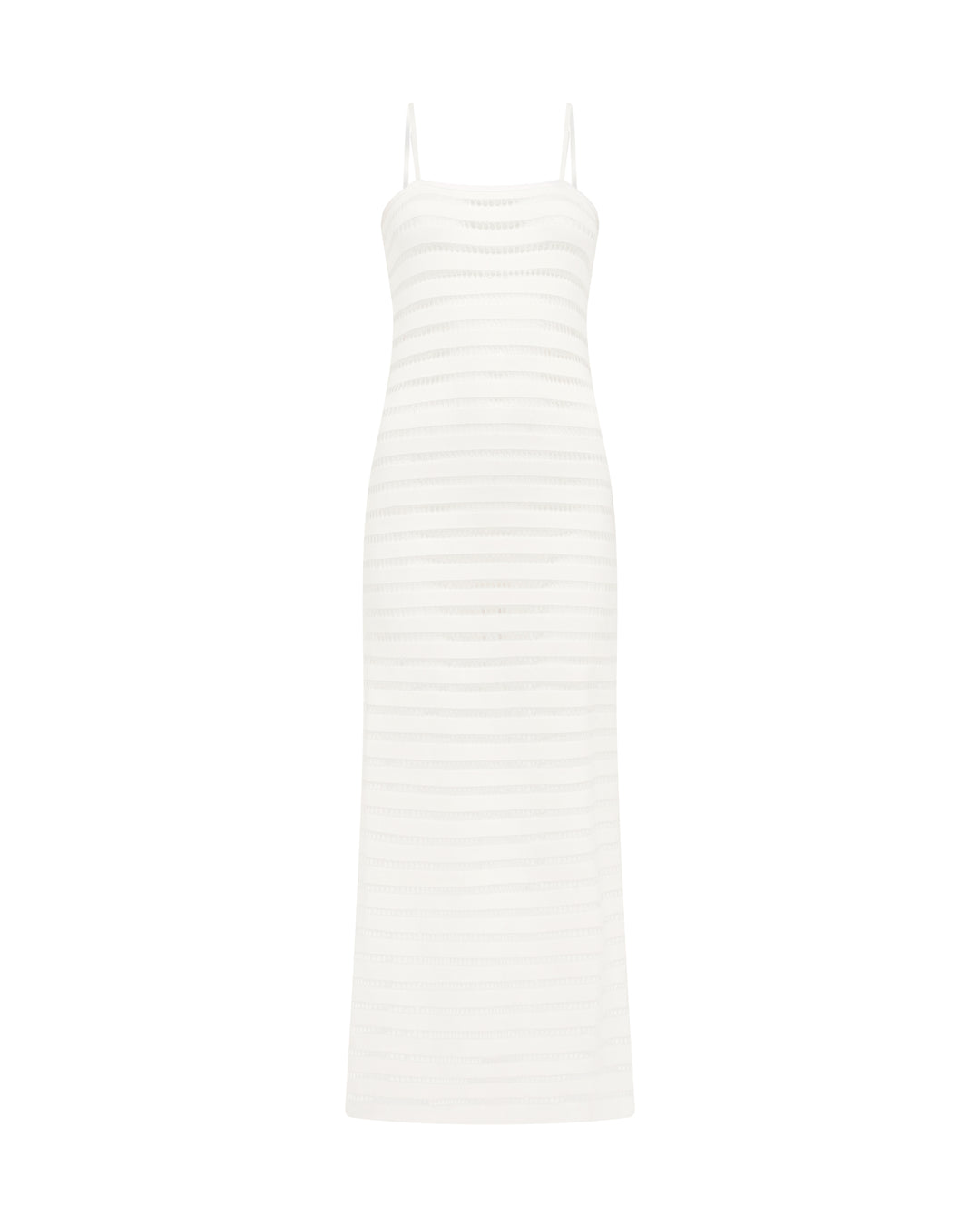 cutout knit midi dress Mew Mews Charisma U Neck Cutout Knit Midi Dress