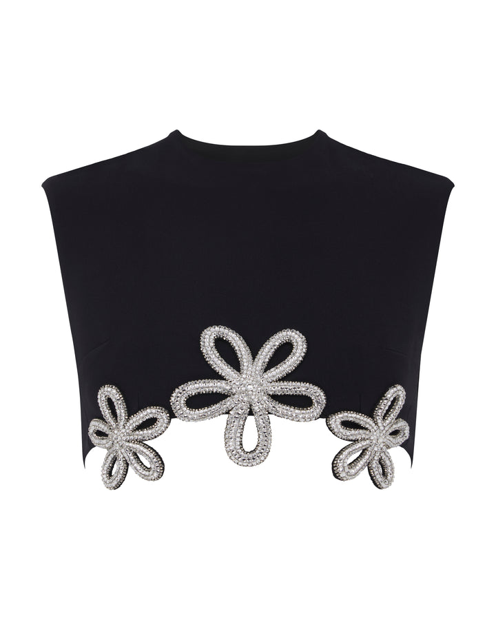 CRYSTAL DAISY CROPPED TOP