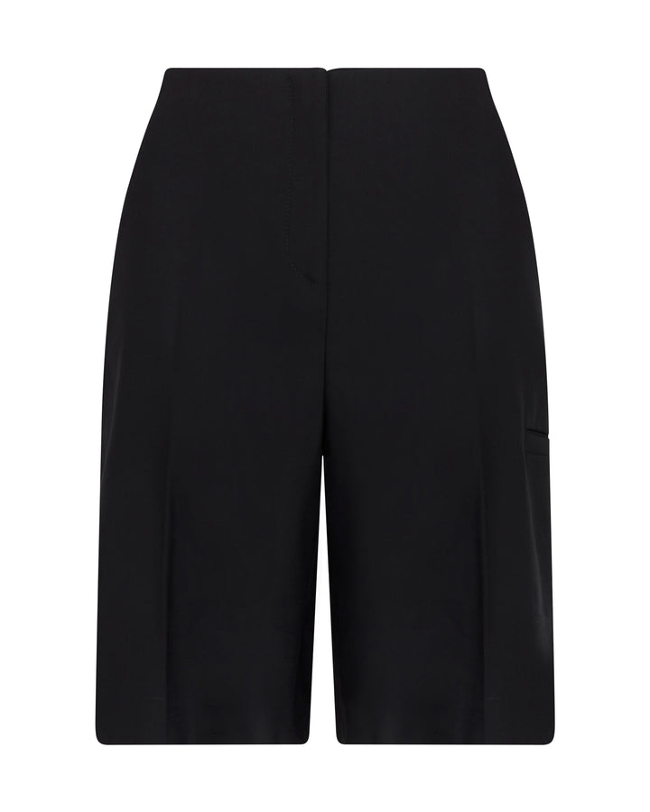 BLACK TAILORED SHORTS