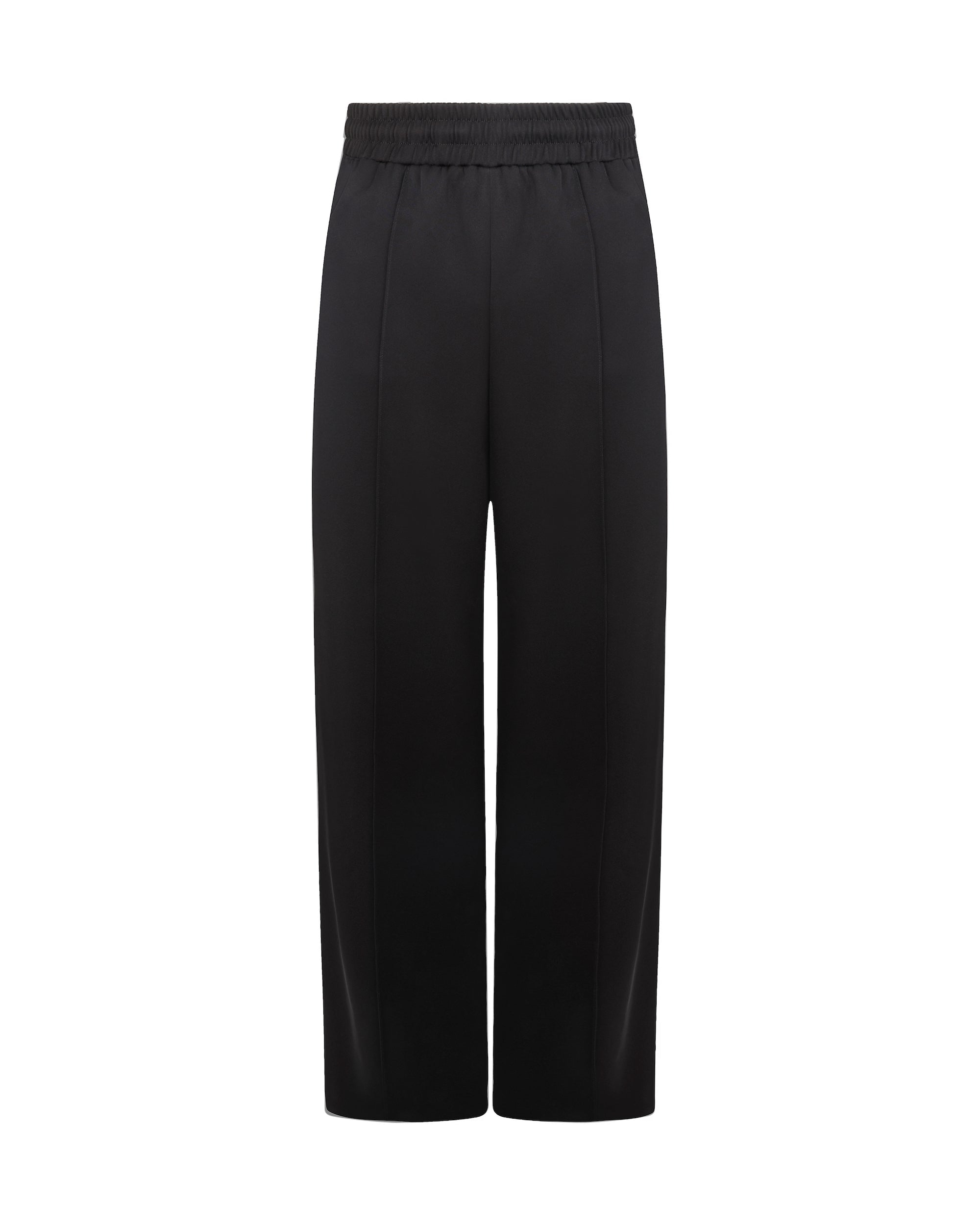 david koma SATIN TROUSERS BLACK