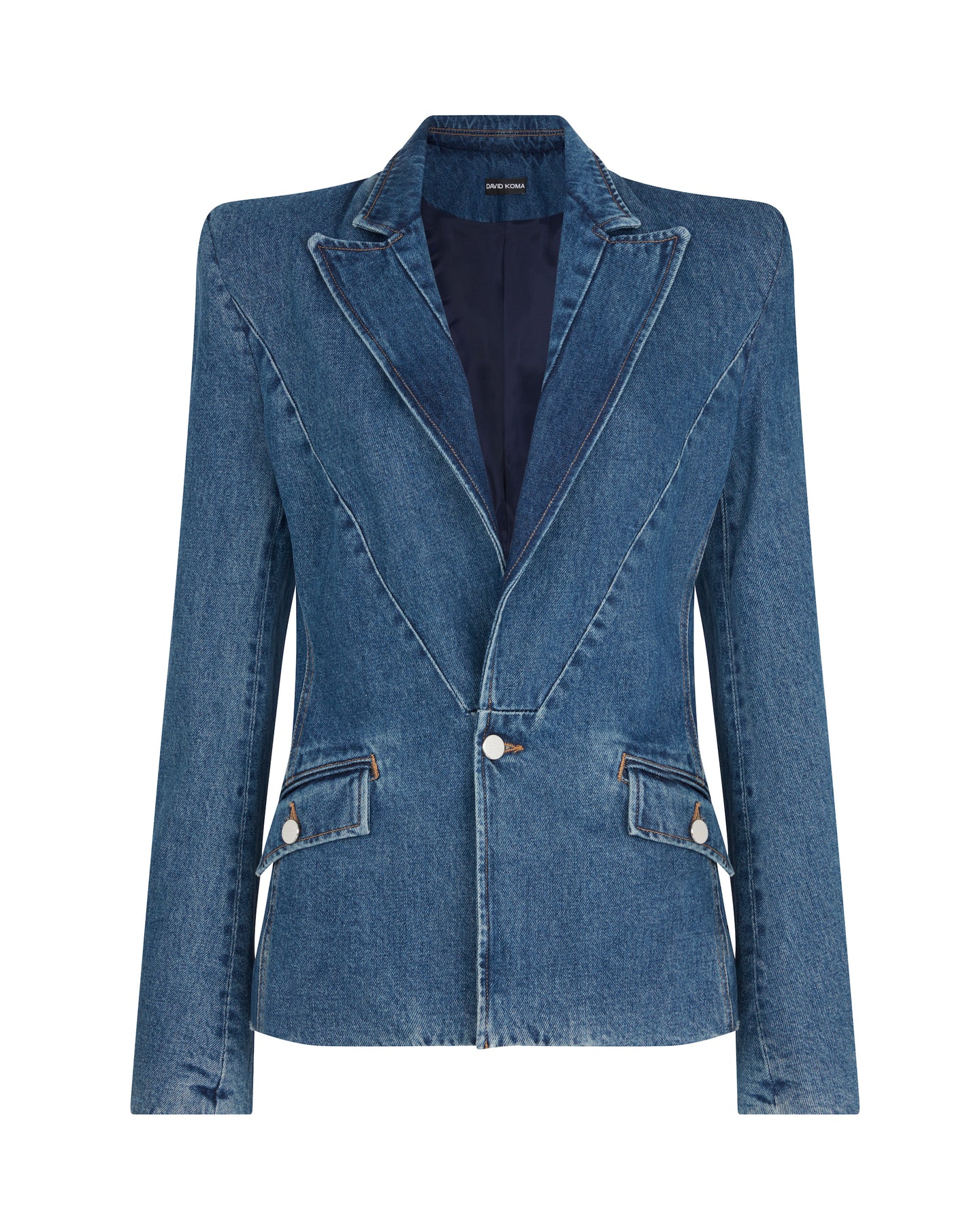 FITTED DENIM BLAZER – David Koma