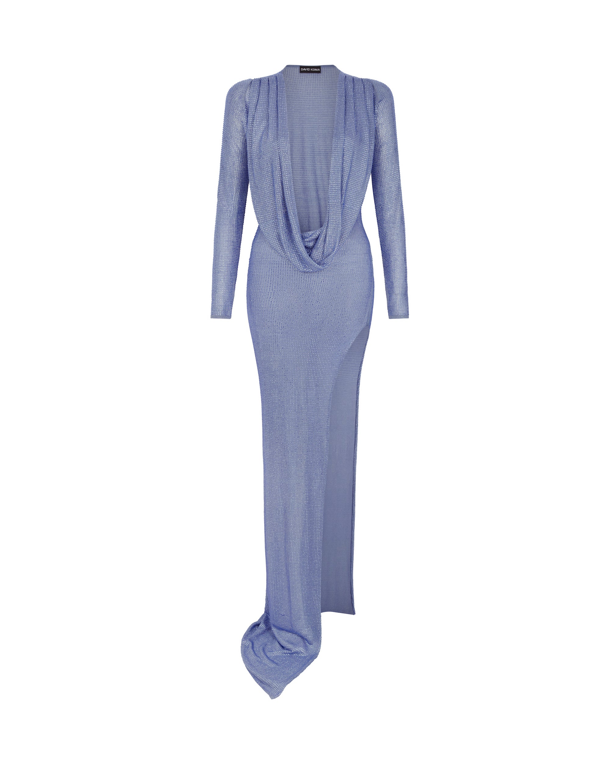 ワンピース David Koma Dresses David Koma Ruched Knot One Sleeve Hem Gown in Pink | FWRD