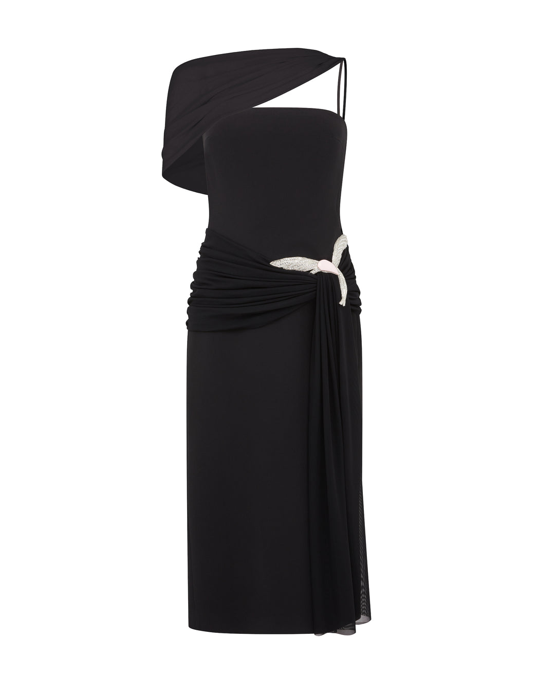 david koma midi dress David Koma BALCONETTE BRA SEQUIN MIDI DRESS PINK / 8