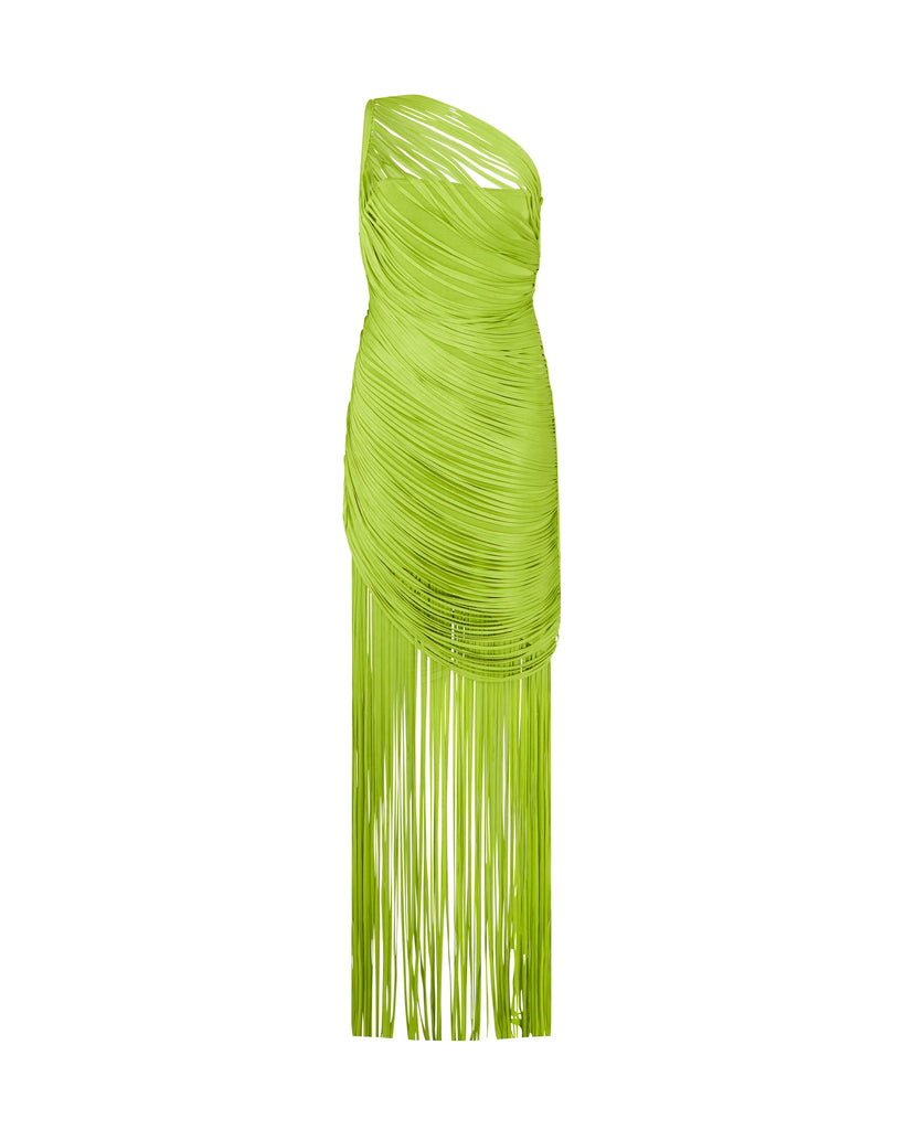 neon green fringe dress Lime Green Fringe Dress River Island Lime Green Fringe Mini Bodycon Dress