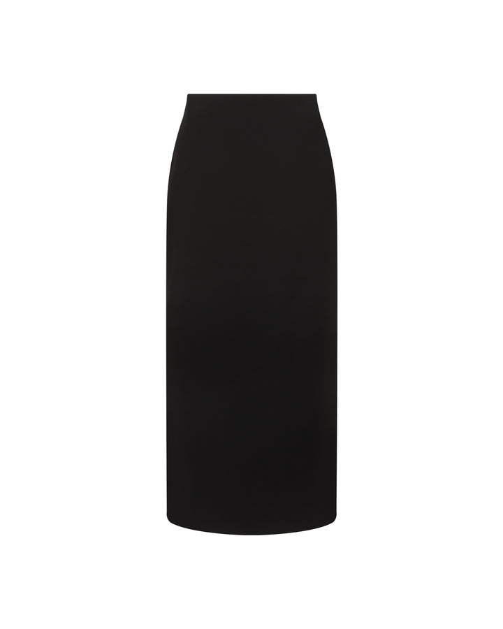 SATIN MIDI PENCIL SKIRT