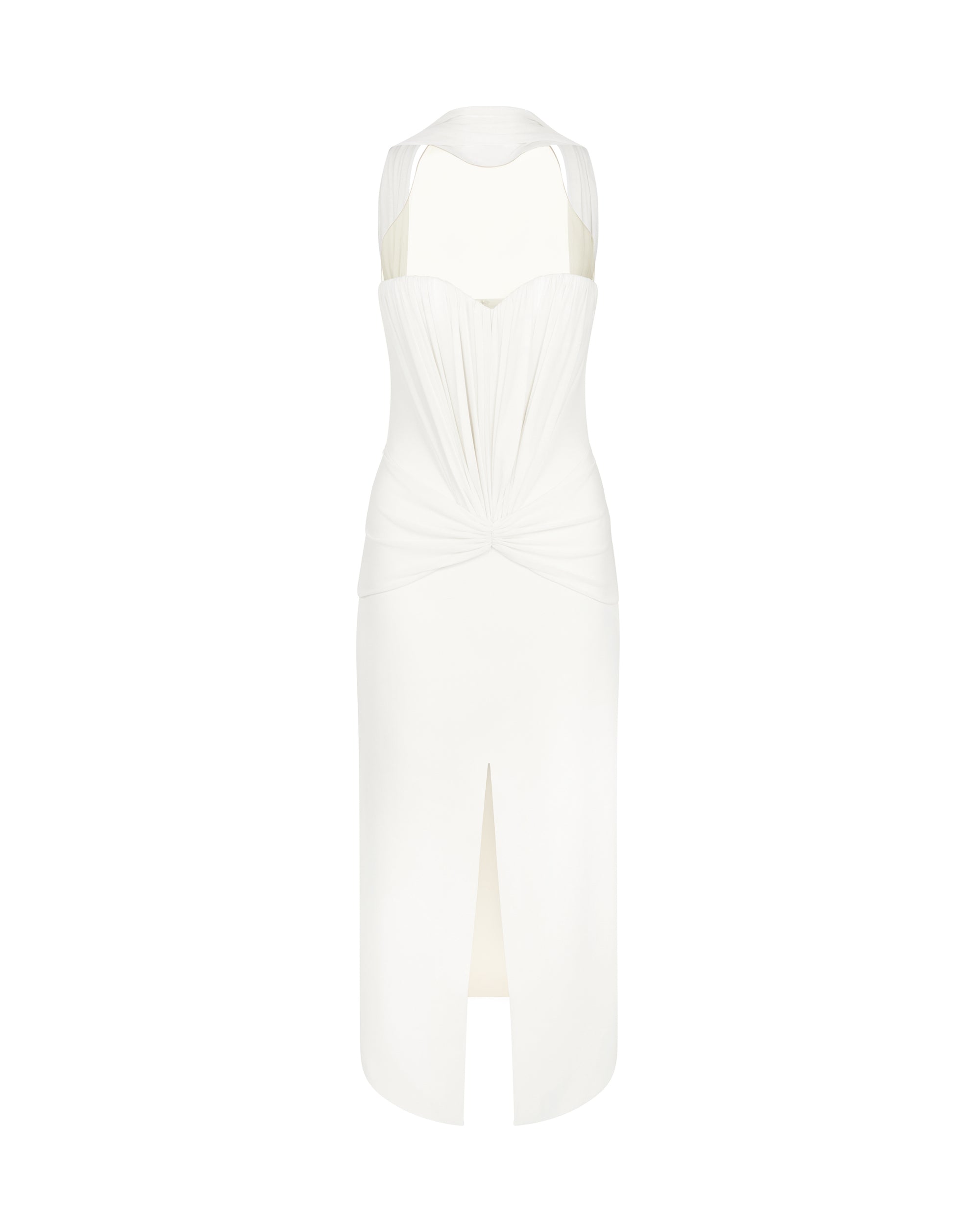 ワンピース DAVID KOMA 'Crossbody & Open Leg Ruffle Detail' dress Crossbody & Open Leg Ruffle Detail dress | Luxury For You