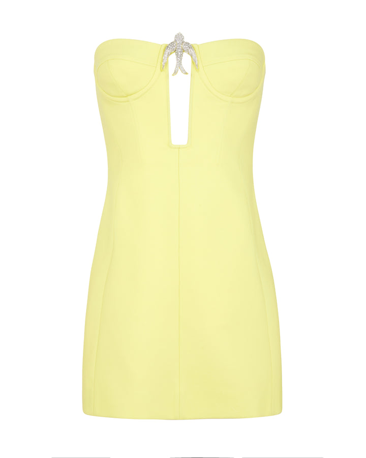 CRYSTAL SWALLOW MINI DRESS